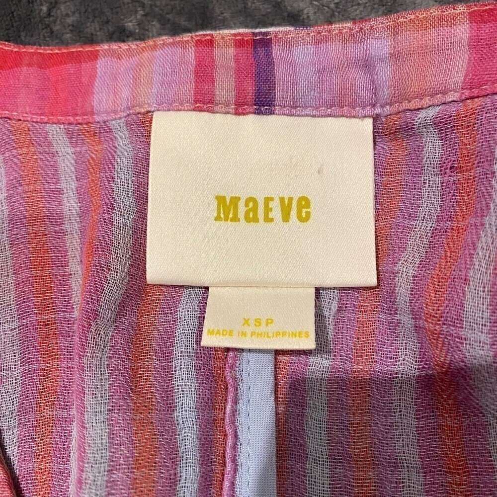 Anthropologie Maeve Pippa Midi High Low A-Line Swing Sleeveless Plaid Pockets XS - Picture 9 of 11